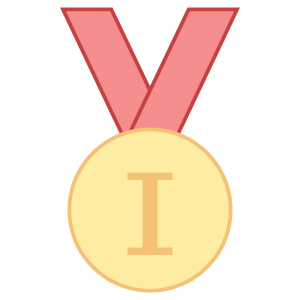 Gold medal PNG-57772